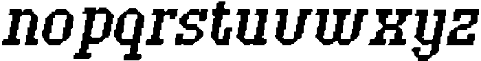 CS Bedford Pixel Regular otf (400) Font LOWERCASE