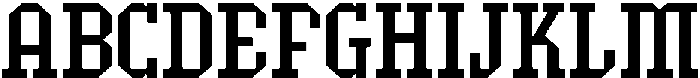 CS Bedford Regular otf (400) Font UPPERCASE