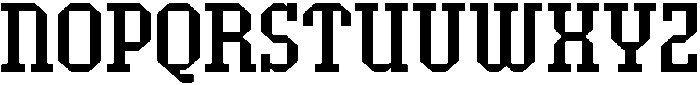 CS Bedford Regular otf (400) Font UPPERCASE