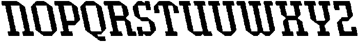 CS Bedford Reverse Italic otf (400) Font UPPERCASE