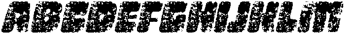 CS Beiran Stamp Italic otf (400) Font UPPERCASE