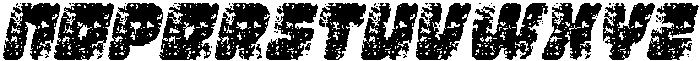 CS Beiran Stamp Italic otf (400) Font UPPERCASE