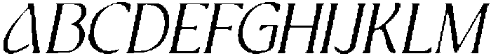 CS Belgita Drawn Italic otf (400) Font UPPERCASE