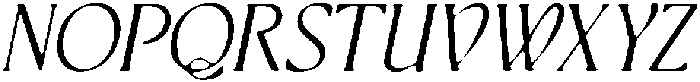 CS Belgita Drawn Italic otf (400) Font UPPERCASE