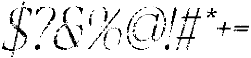 CS Belgita Stamp Italic otf (400) Font OTHER CHARS