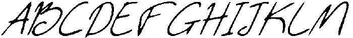 CS Bellisa Drawn Italic otf (400) Font UPPERCASE