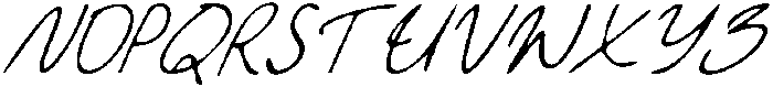 CS Bellisa Drawn Italic otf (400) Font UPPERCASE