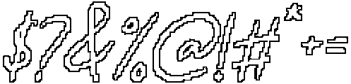 CS Bellisa Pixel Outline otf (400) Font OTHER CHARS