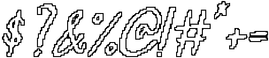 CS Belluga Pixel Outline otf (400) Font OTHER CHARS