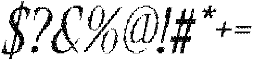 CS Belong Disco Italic otf (400) Font OTHER CHARS