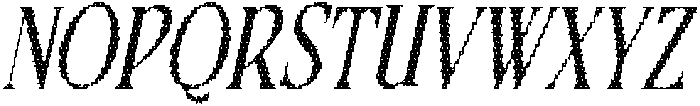CS Belong Disco Italic otf (400) Font UPPERCASE