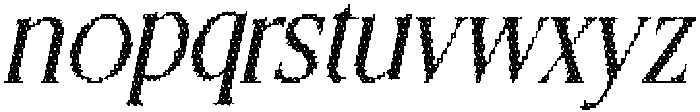 CS Belong Disco Italic otf (400) Font LOWERCASE