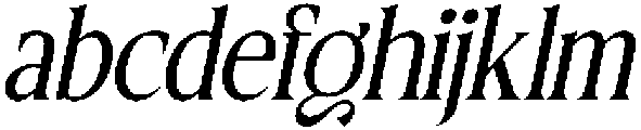 CS Belong Italic otf (400) Font LOWERCASE