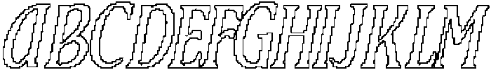 CS Belong Pixel Outline otf (400) Font
