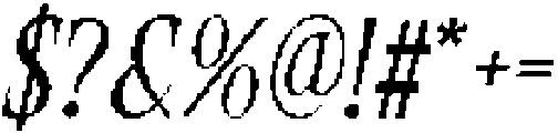 CS Belong Pixel Regular otf (400) Font OTHER CHARS
