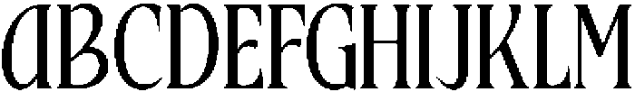 CS Belong Regular otf (400) Font UPPERCASE
