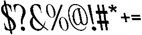 CS Belong Reverse Italic otf (400) Font OTHER CHARS