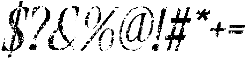 CS Belong Stamp Italic otf (400) Font OTHER CHARS