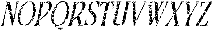 CS Belong Stamp Italic otf (400) Font UPPERCASE