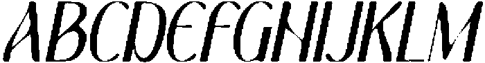 CS Belova Drawn Italic otf (400) Font UPPERCASE