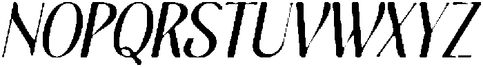 CS Belova Drawn Italic otf (400) Font UPPERCASE