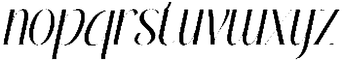 CS Belova Italic otf (400) Font LOWERCASE