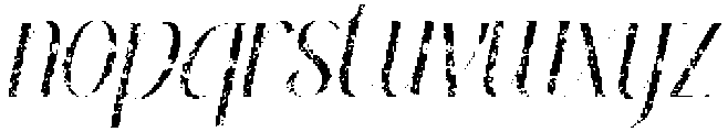 CS Belova Stamp Italic otf (400) Font LOWERCASE
