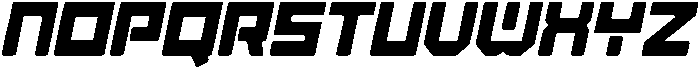 CS Belper Drawn  Italic otf (400) Font UPPERCASE