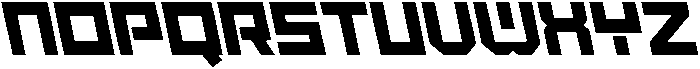 CS Belper Reverse Italic otf (400) Font UPPERCASE