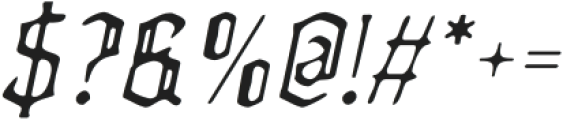 CS Belphegor Drawn Italic otf (400) Font OTHER CHARS