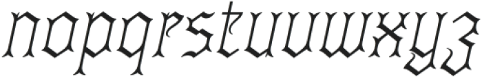 CS Belphegor Italic otf (400) Font LOWERCASE