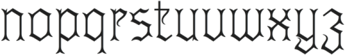 CS Belphegor Regular otf (400) Font LOWERCASE