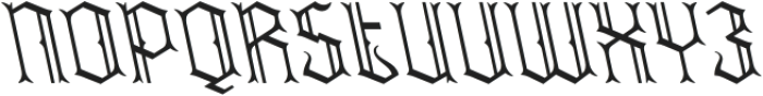 CS Belphegor Reverse Italic otf (400) Font UPPERCASE