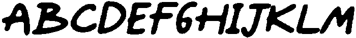 CS Belric Drawn  Italic otf (400) Font UPPERCASE
