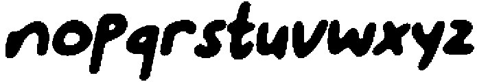 CS Belric Drawn  Italic otf (400) Font LOWERCASE