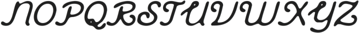 CS Belsy Drawn Italic otf (400) Font UPPERCASE