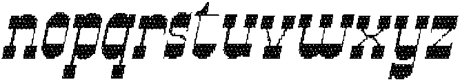 CS Belting Disco Italic otf (400) Font LOWERCASE