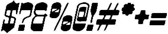 CS Belting Drawn Italic otf (400) Font OTHER CHARS