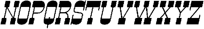 CS Belting Italic otf (400) Font UPPERCASE