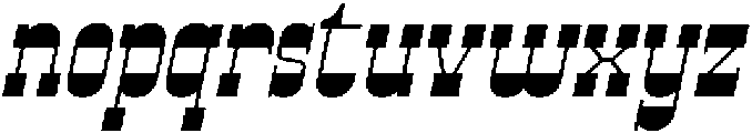 CS Belting Italic otf (400) Font LOWERCASE