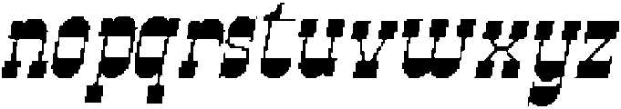 CS Belting Pixel Regular otf (400) Font LOWERCASE