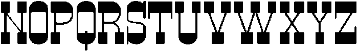 CS Belting Regular otf (400) Font UPPERCASE