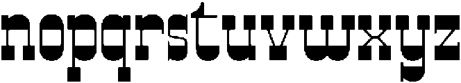 CS Belting Regular otf (400) Font LOWERCASE