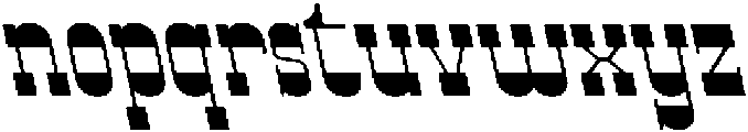 CS Belting Reverse Italic otf (400) Font LOWERCASE