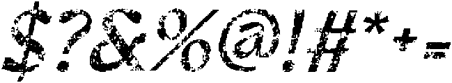 CS Belvina Stamp Italic otf (400) Font OTHER CHARS