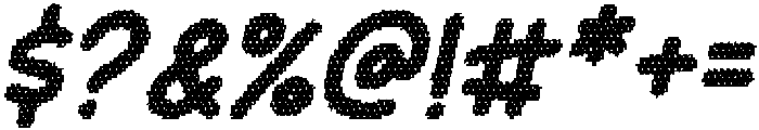 CS Benedict Disco Italic otf (400) Font OTHER CHARS