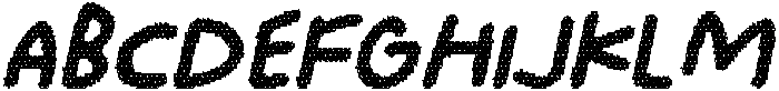 CS Benedict Disco Italic otf (400) Font UPPERCASE