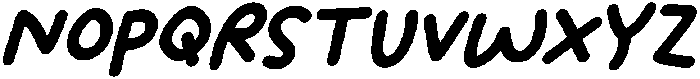 CS Benedict Italic otf (400) Font UPPERCASE