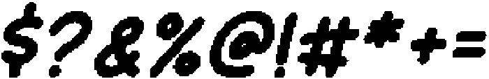 CS Benedict Pixel Regular otf (400) Font OTHER CHARS