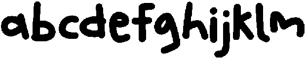 CS Benedict Regular otf (400) Font LOWERCASE